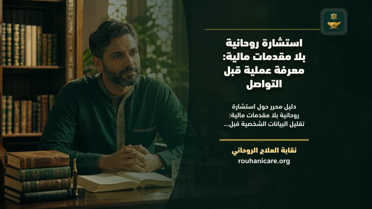 استشارة روحانية بلا مقدمات مالية: معرفة عملية قبل التواصل