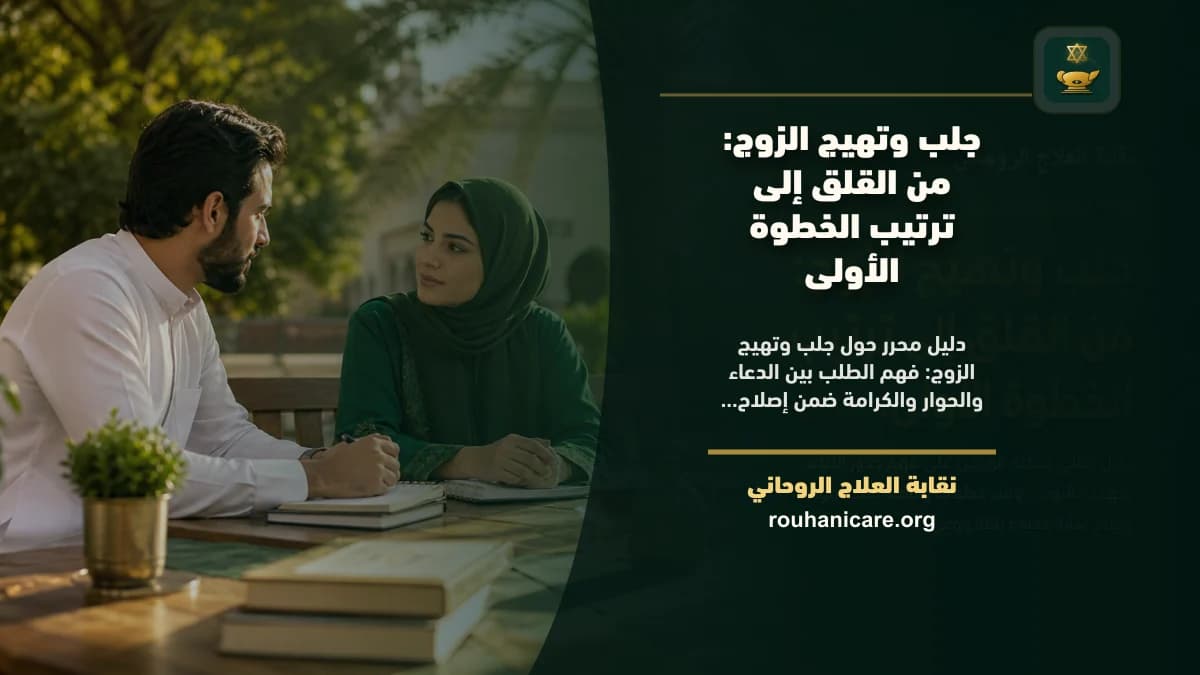جلب وتهيج الزوج: من القلق إلى ترتيب الخطوة الأولى