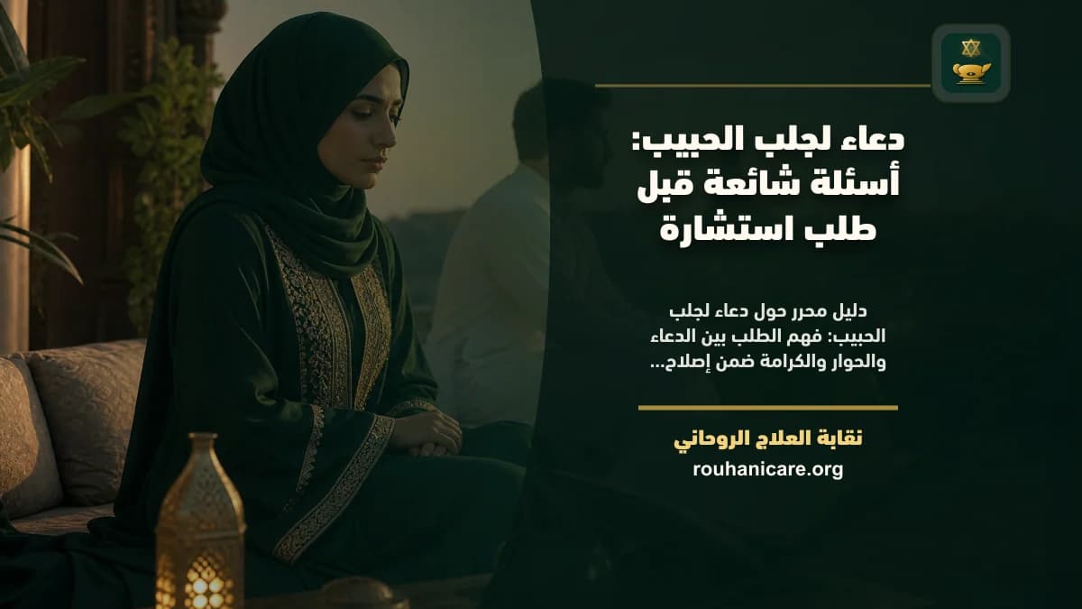 دعاء لجلب الحبيب: أسئلة شائعة قبل طلب استشارة