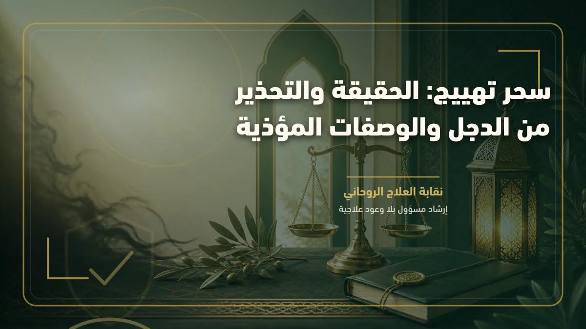 سحر تهييج: الحقيقة والتحذير من الدجل والوصفات المؤذية