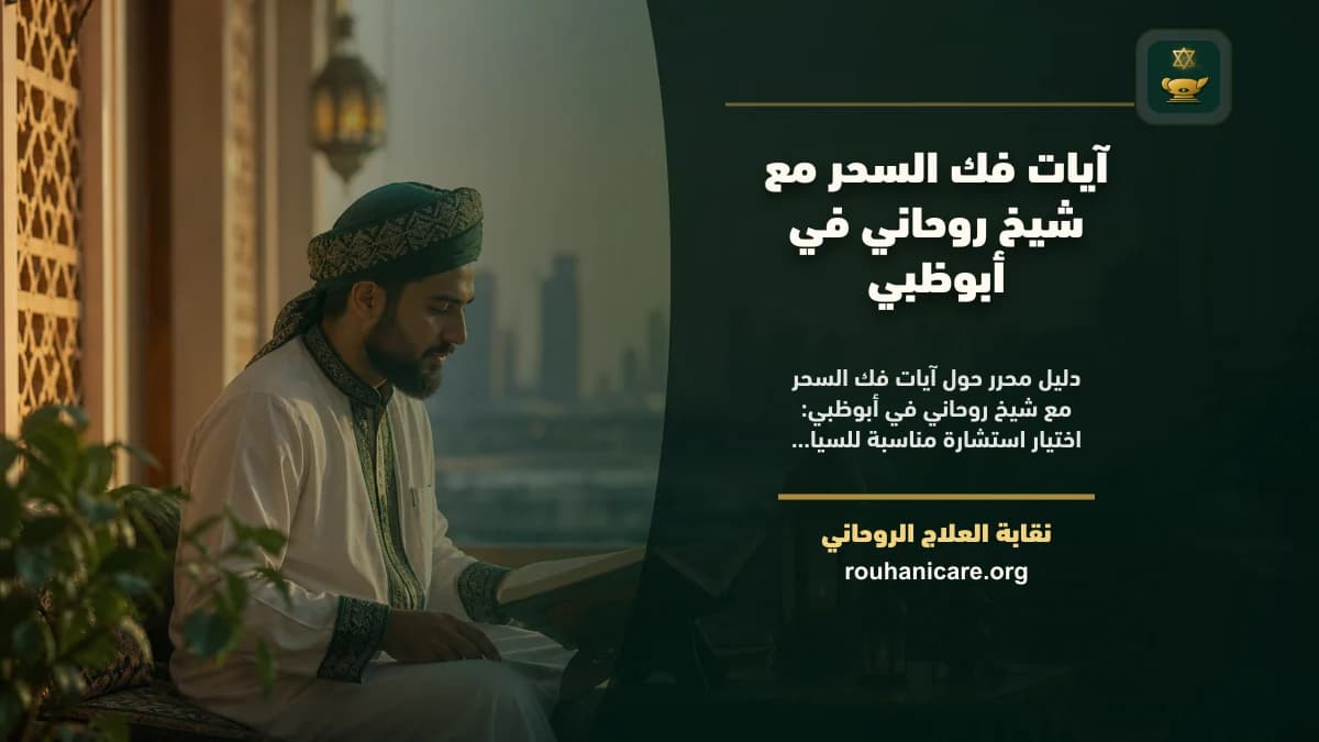 آيات فك السحر مع شيخ روحاني في أبوظبي