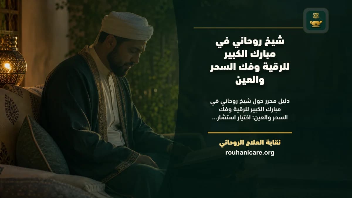 شيخ روحاني في مبارك الكبير للرقية وفك السحر والعين