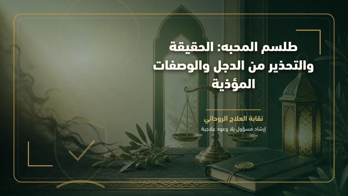 طلسم المحبه: الحقيقة والتحذير من الدجل والوصفات المؤذية