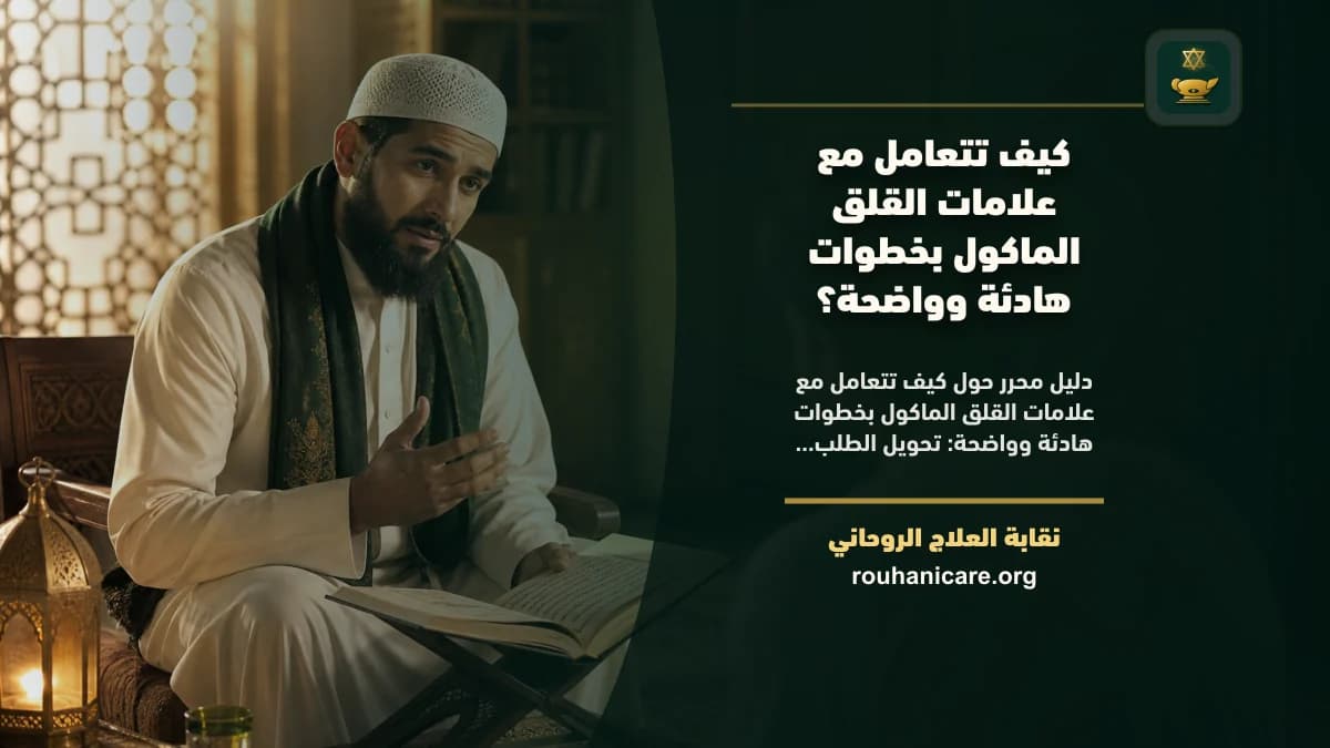 كيف تتعامل مع علامات القلق الماكول بخطوات هادئة وواضحة؟