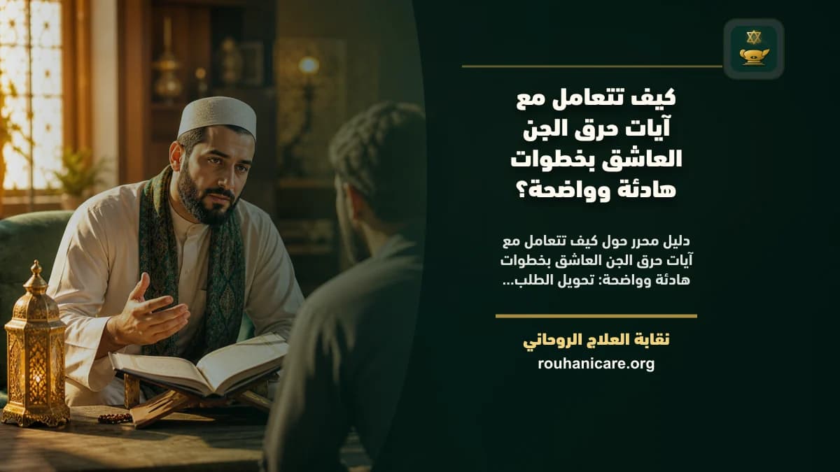 كيف تتعامل مع آيات حرق الجن العاشق بخطوات هادئة وواضحة؟