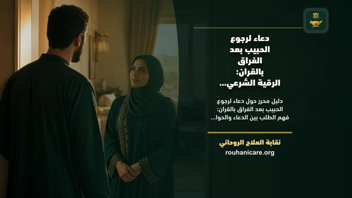 دعاء لرجوع الحبيب بعد الفراق بالقران: الرقية الشرعية والأدعية النبوية للشفاء وتحقيق السكينة