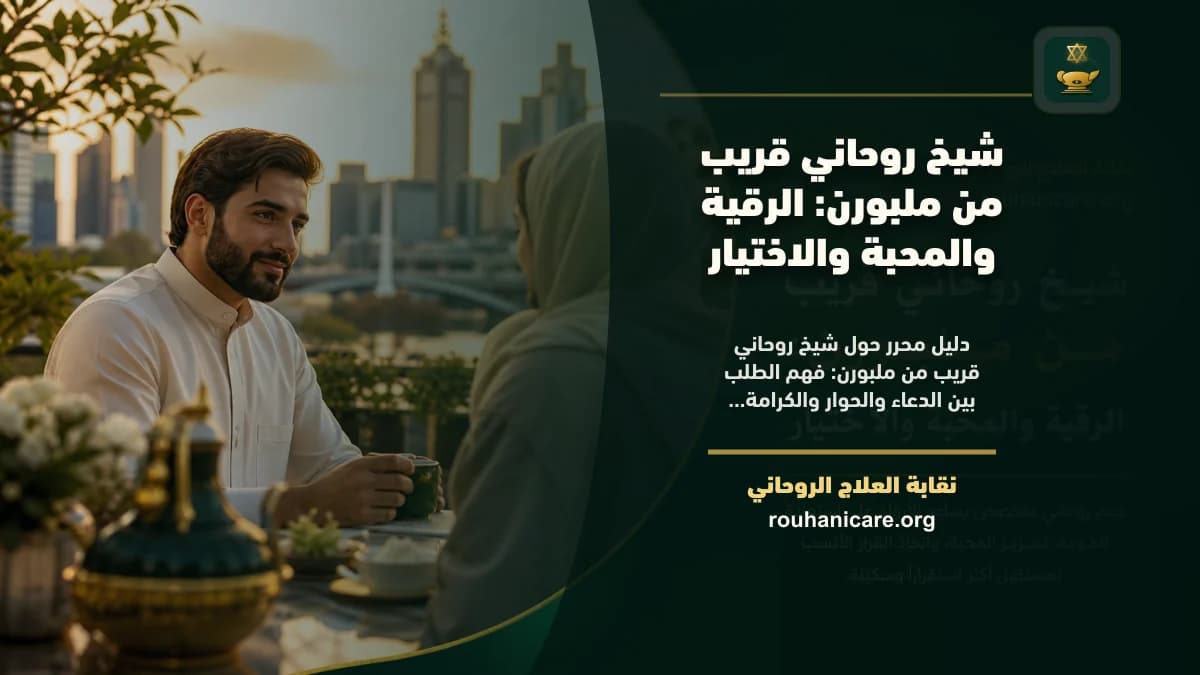 شيخ روحاني قريب من ملبورن: الرقية والمحبة والاختيار