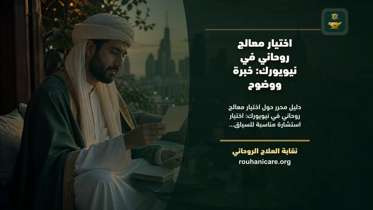 اختيار معالج روحاني في نيويورك: خبرة ووضوح