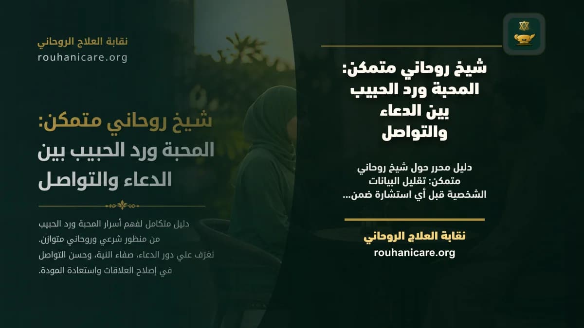 الدعاء والتواصل المسؤول عند طلب الصلح مصحف مغلق ومسبحة بجوار ورقة لخطوات الصلح الهادئ