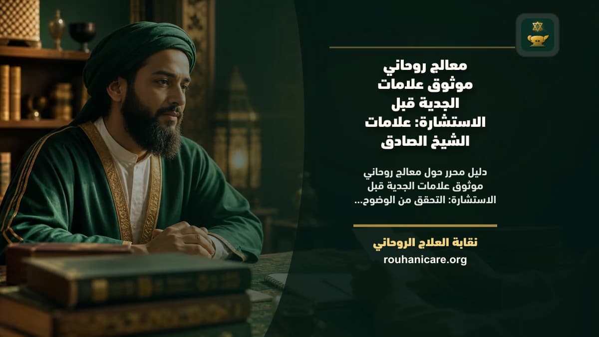 معالج روحاني موثوق علامات الجدية قبل الاستشارة: علامات الشيخ الصادق